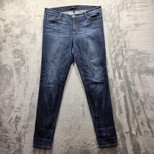 Flying Monkey Jeans Womens 32 Low Rise Skinny Made in USA Stretch Denim L8654R